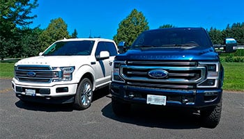 Ford F150 and F250